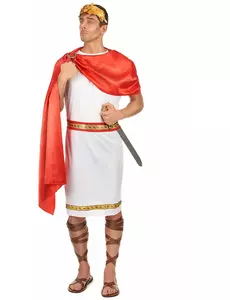 Déguisement Romain avec couronne homme, Taille: Medium/Large