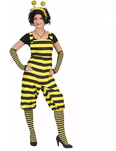 Déguisement salopette abeille adulte