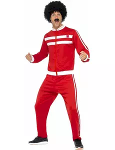 Déguisement survêtement années 80 homme, Taille: X-Large