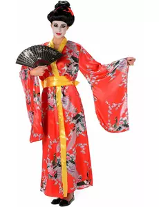 Japans geisha kostuum voor vrouwen, Maat: Small