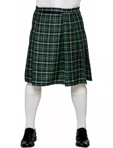 Kilt écossais vert homme