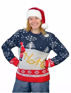 Kersttrui met Sinterklaas volwassene