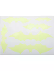 Glow-in-the-dark vleermuisstickers 2,5 tot 6 cm