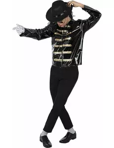 Veste noire Michael Jackson™ adulte, Taille: Small/Medium