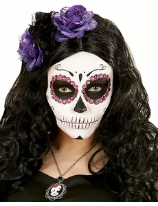 40 Strass violets et roses adulte Dia de los muertos