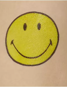 9 veelkleurige Smiley™ tatoeages