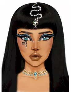 Bijoux pour visage adhésifs Cléopâtre