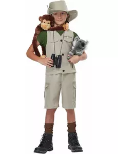 Déguisement aventurier luxe enfant, Taille: 10–12 ans (148 cm)