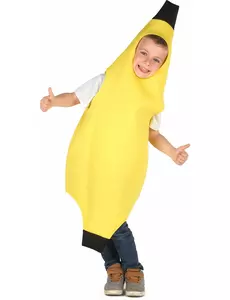 Déguisement banane enfant, Taille: 5–6 ans (S)