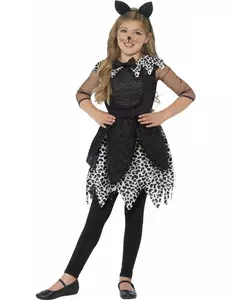 Déguisement chat tacheté fille, Taille: 4–6 ans (115/128 cm)