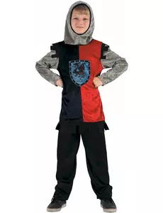 Draak ridder kostuum voor jongens, Maat: 3–4 jaar (92–104 cm)