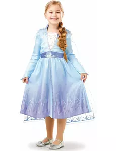 Klassieke Elsa Frozen 2™ outfit voor meisjes, Maat: 7–8 jaar (122 tot 128 cm)