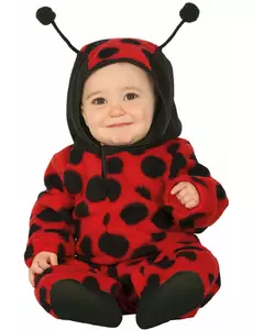 Déguisement combinaison avec capuche coccinelle bébé, Taille: 18–24 mois (89–93cm)