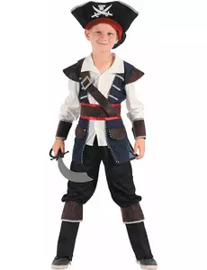 Déguisement corsaire des hautes mers garçon, Taille: 3–4 ans (92–104 cm)
