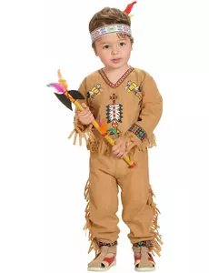 Déguisement indien à franges et motifs garçon, Taille: 1–2 ans (90 cm)