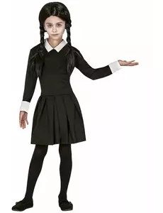 Déguisement demoiselle gothique fille, Taille: 5–6 ans (110–115 cm)