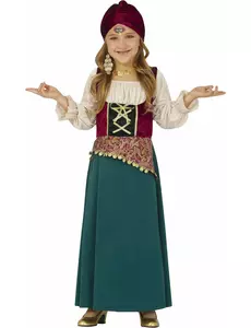 Waarzegstersvermomming voor meisjes, Maat: 5–6 jaar (110–115 cm)