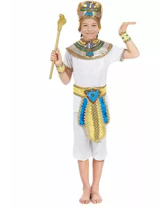 Egyptenaar pak voor jongens, Maat: 4–6 jaar (110–120 cm)