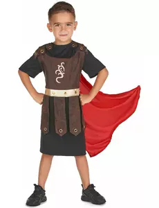 Stoere gladiator strijder outfit voor kinderen, Maat: 5–6 jaar (S)