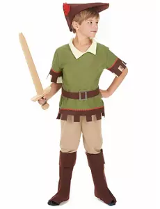 Robin pak voor jongens, Maat: 4–6 jaar (110–120 cm)