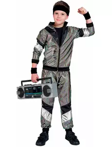 80s disco joggingkostuum voor kinderen