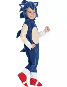 Deluxe Sonic™ kinderkostuum, Maat: 2–3 jaar (83 tot 97 cm)