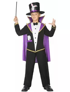 Déguisement maître magicien enfant, Taille: 5–6 ans (115/130 cm)