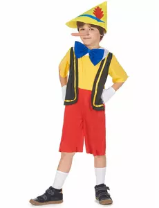 Kleine leugenaar poppenkostuum voor jongens, Maat: 10–12 jaar (130–140 cm)