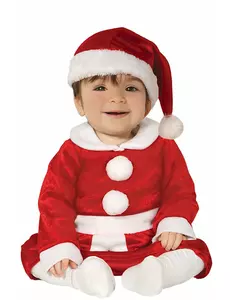 Déguisement Mère Noël bébé, Taille: 12–18 mois