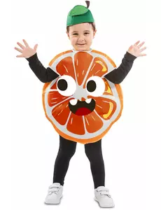 Déguisement petite orange enfant, Taille: 3–6 ans (98–116 cm)
