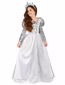 Déguisement princesse à voilage fille, Taille: 4–6 ans (110–120 cm)