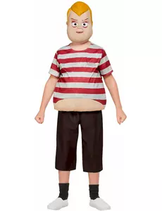 Addams Family Pugsley™ kostuum voor kinderen, Maat: 10–12 jaar (145/158 cm)