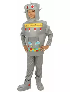 Déguisement Robot enfant, Taille: 3–4 ans (92/104 cm)