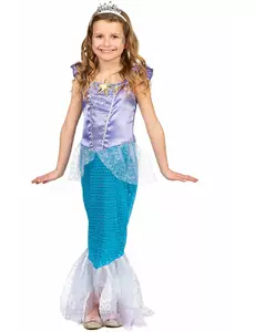 Déguisement sirène fille, Taille: 3–4 ans (92–104 cm)