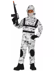 Déguisement soldat de l'arctique, Taille: 9 ans (125–135 cm)