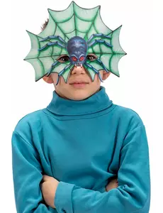 Half spinnen masker voor kinderen