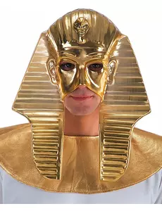 Demi masque doré pharaon homme