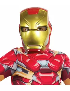 Demi-masque plastique Iron Man™ enfant