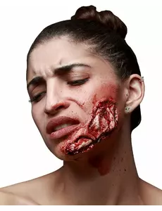 Nep kaakletsel, schijnbaar volwassen Halloween