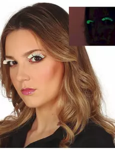 Faux-cils phosphorescents adulte