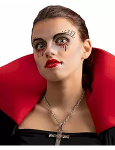 kit de maquillage pailleté vampire adulte
