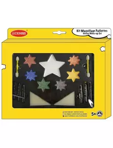 Ster glitter make-up kit met accessoires