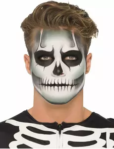 Kit maquillage squelette phosphorescent adulte Halloween