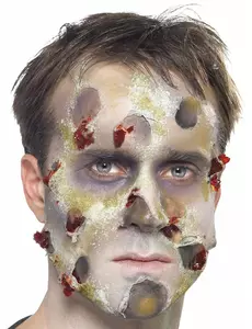 Halloweenset met zombieschmink voor volwassenen