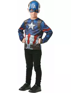 Kit top et masque Captain America™ enfant