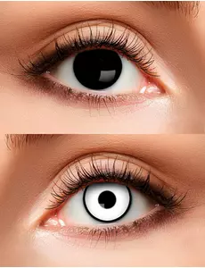 lentilles duo noir et blanc pour adultes
