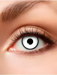 Witte en zwarte fantasy contactlenzen