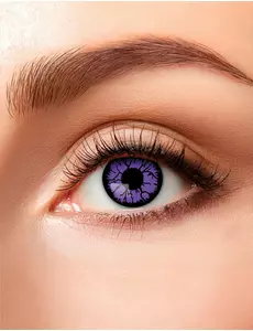 Paarse monsterlijke contactlenzen voor volwassenen