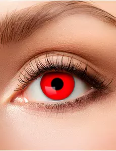 Lentilles fantaisie oeil rouge adulte