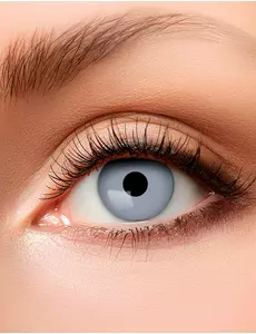 Lentilles fantaisie œil zombie gris adulte Halloween